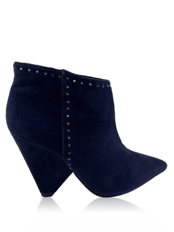 Ankle boot azul hot sale marinho