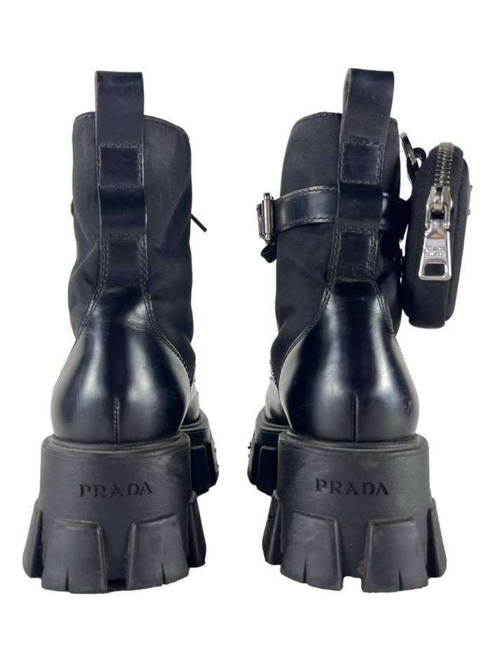Bota Prada Monolith Re-Nylon Preto - DAMU36 Original | Etiqueta Única