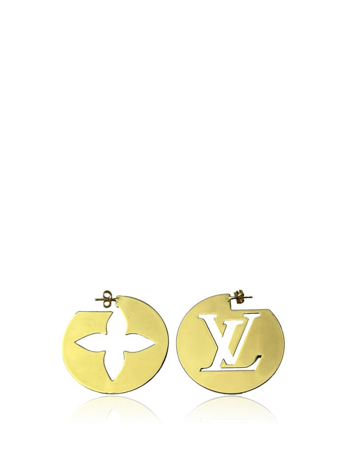 Louis Vuitton Perfect Match Earrings, Gold