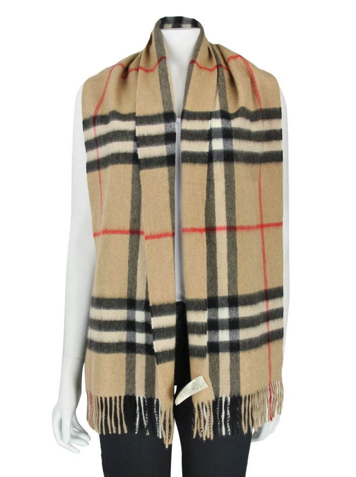 Cachecol Burberry Cachemir Xadrez - BPY36 Original | Etiqueta Única