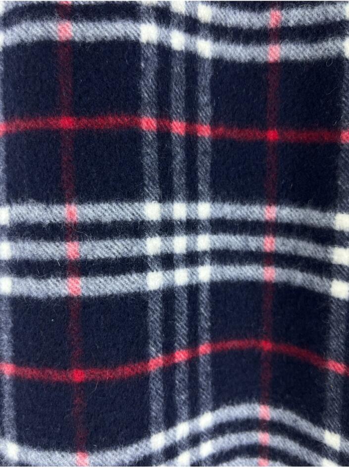 Cachecol Burberry Cashmere Xadrez Azul - AEVS44 Original