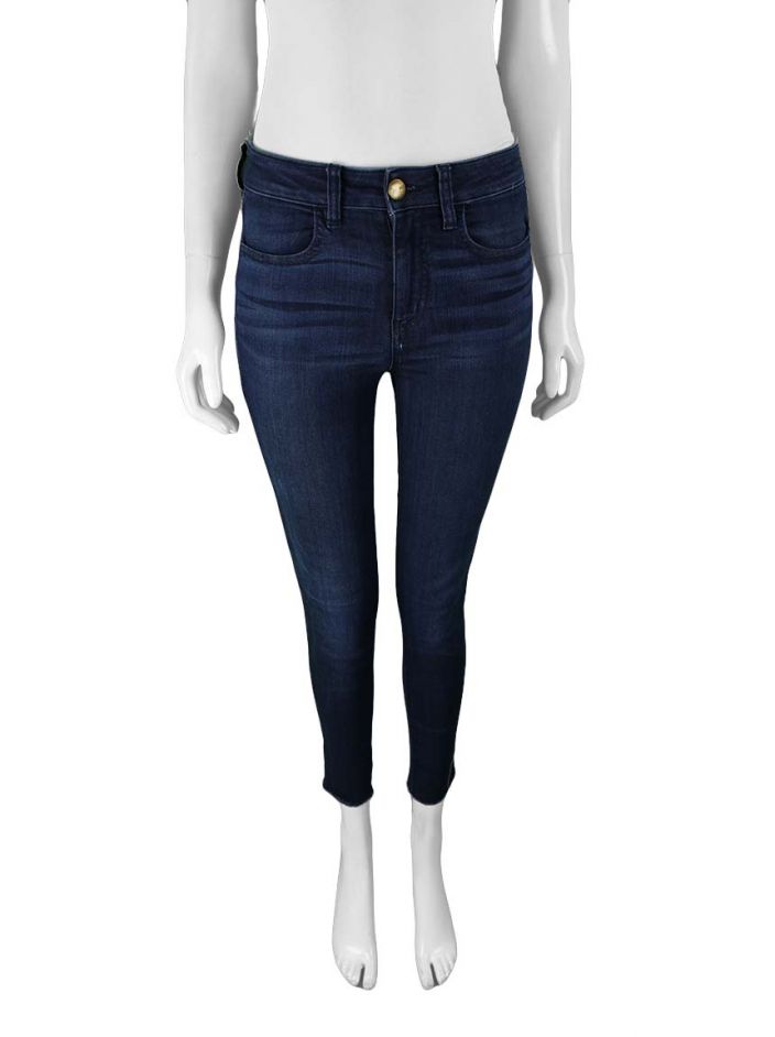 Calça American Eagle Hi Rise Jegging Jeans Azul Original - AL1068