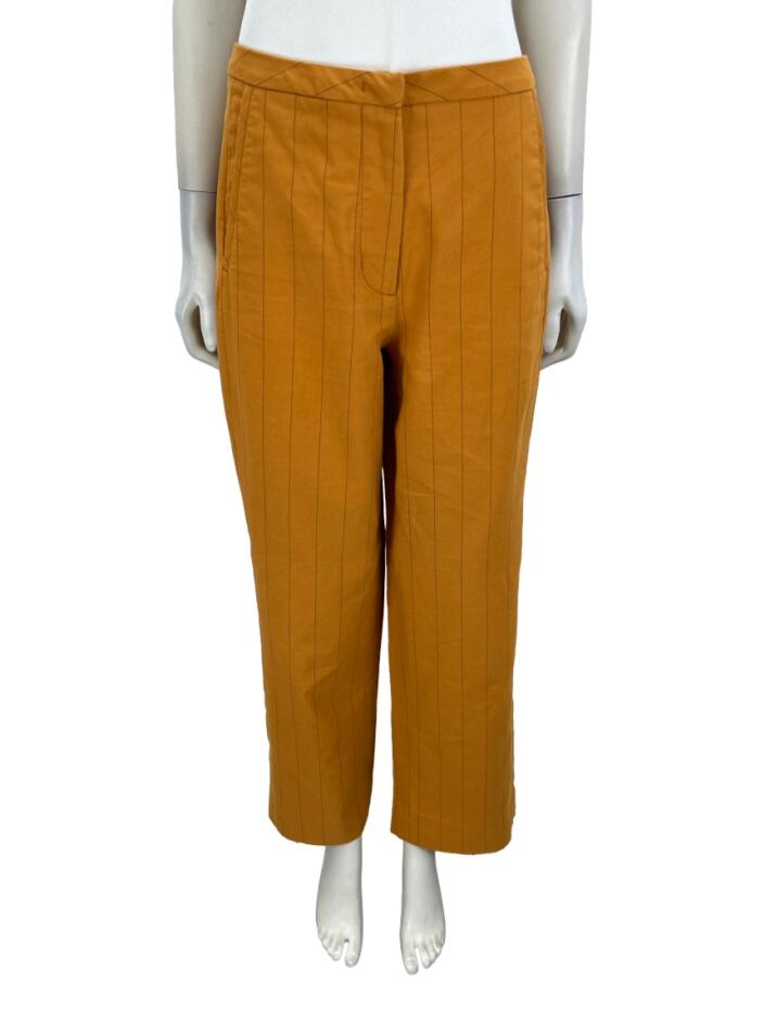 Calça Animale Alfaiataria Mostarda RLG79 Original Etiqueta Única