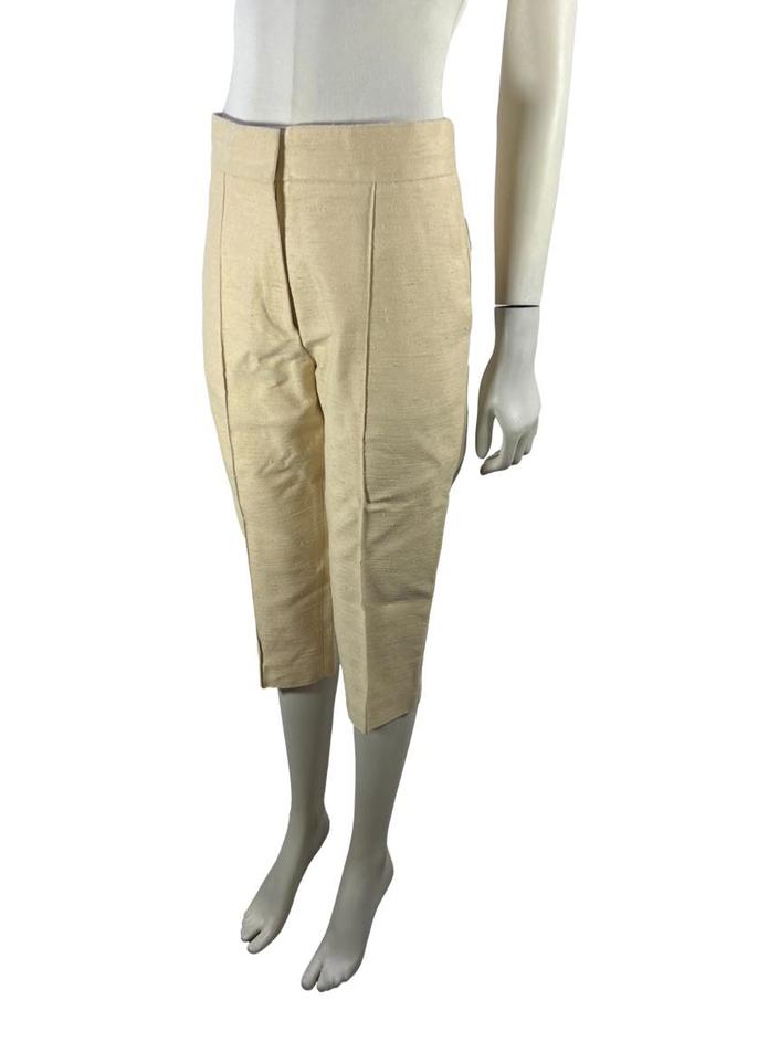 Calça Christian Dior Seda Bege - AEVS297 Original | Etiqueta Única