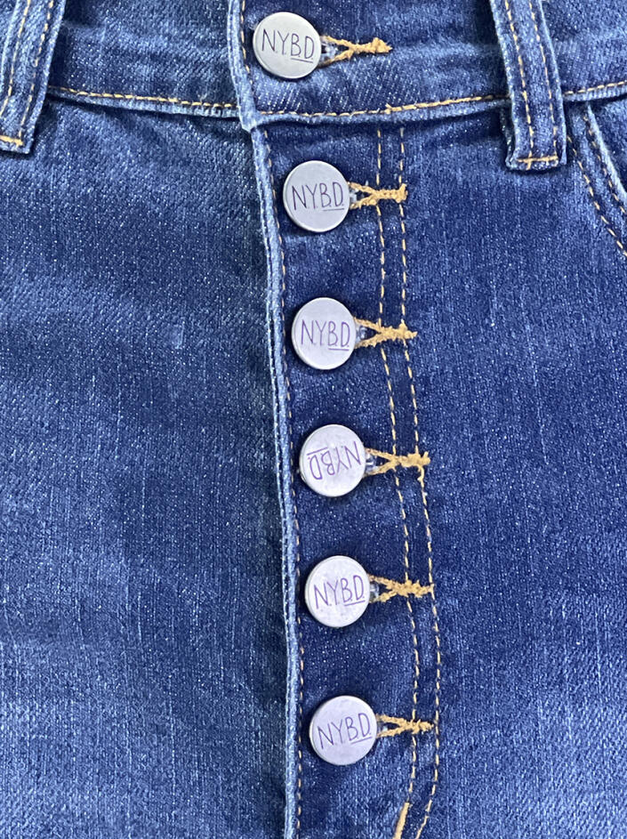 Calça Not Your Basic Denim Flare Jeans - ACZV122 Original