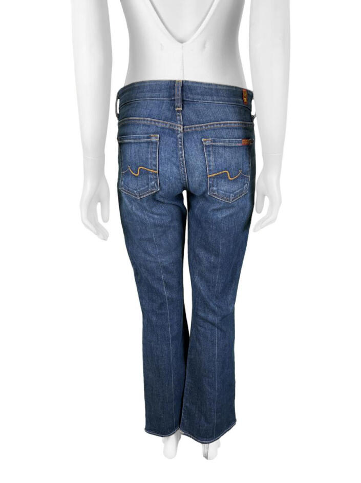 Jeans 7 For All Mankind The Skinny Bootcut – Donna, Taglia 23, Risciacquo Inchiostro – Nuovi Con Etichette