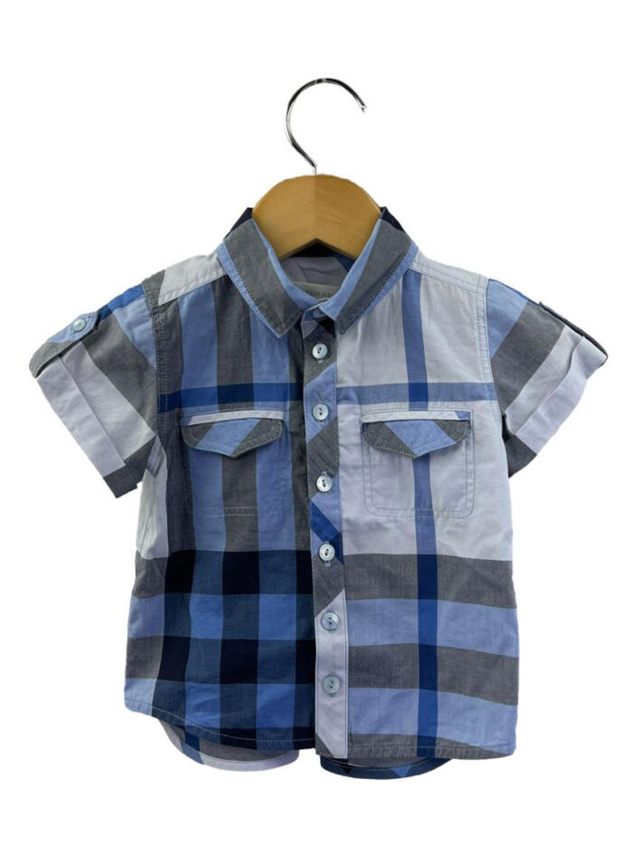 Camisa Burberry Xadrez Azul - CEMX18 Original | Etiqueta Única