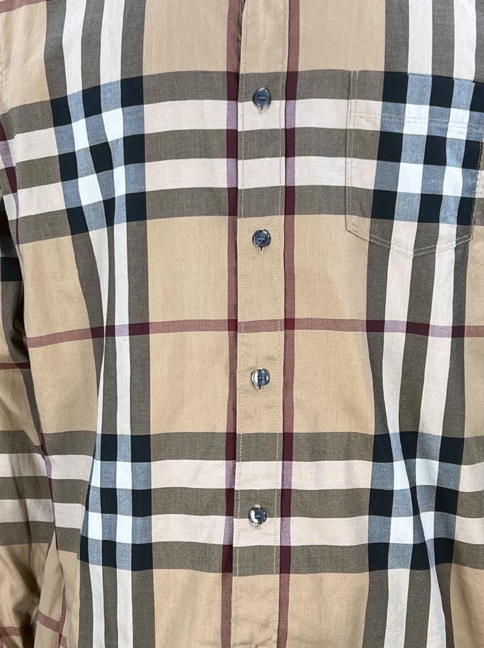 Camisa Burberry Xadrez Bege - CKYJ5 Original | Etiqueta Única