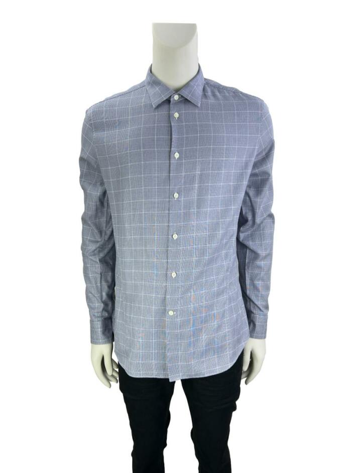 Camisa Ermenegildo Zegna Z Zegan AZul - AHAW3 Original | Etiqueta 