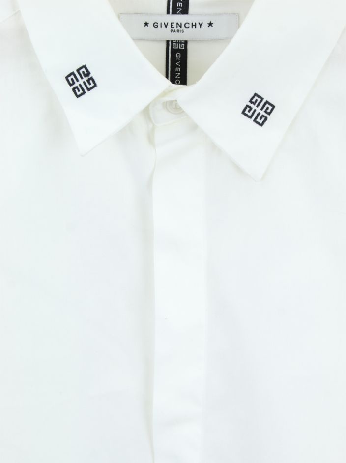 Camisa Givenchy Logo Branca Infanto Juvenil Original DZB915