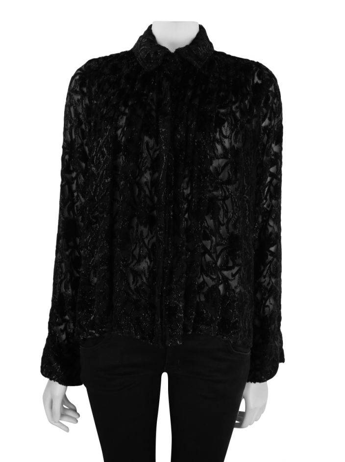Camisa NK Store Lurex Preto