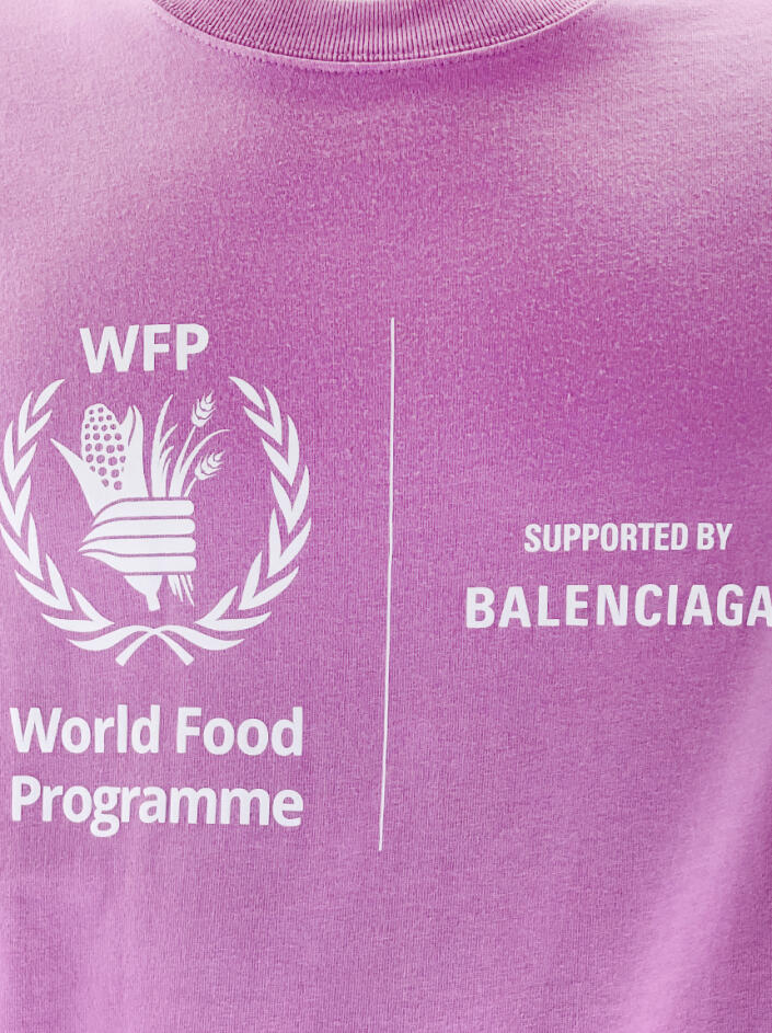 Camiseta Balenciaga WFP Rosa - EEY168 Original | Etiqueta Única
