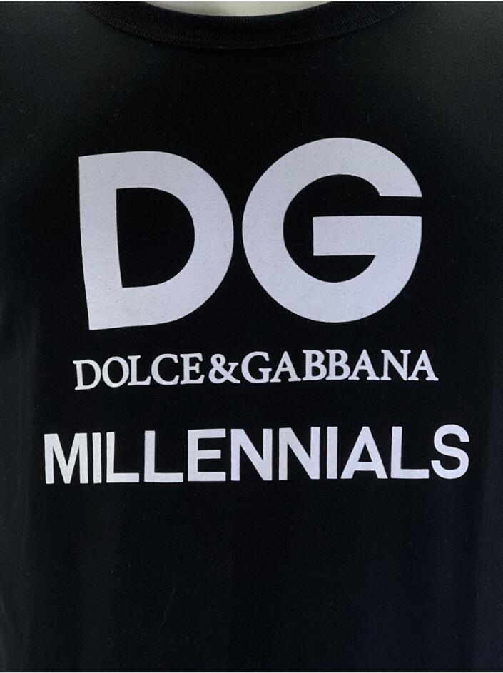 Camiseta Dolce & Gabbana Millenials Preta - CHPE23 Original
