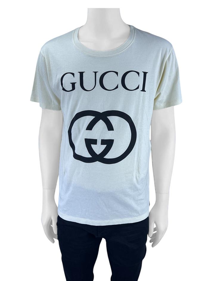 Camiseta Gucci Interlocking G Off White - CMSW457 Original