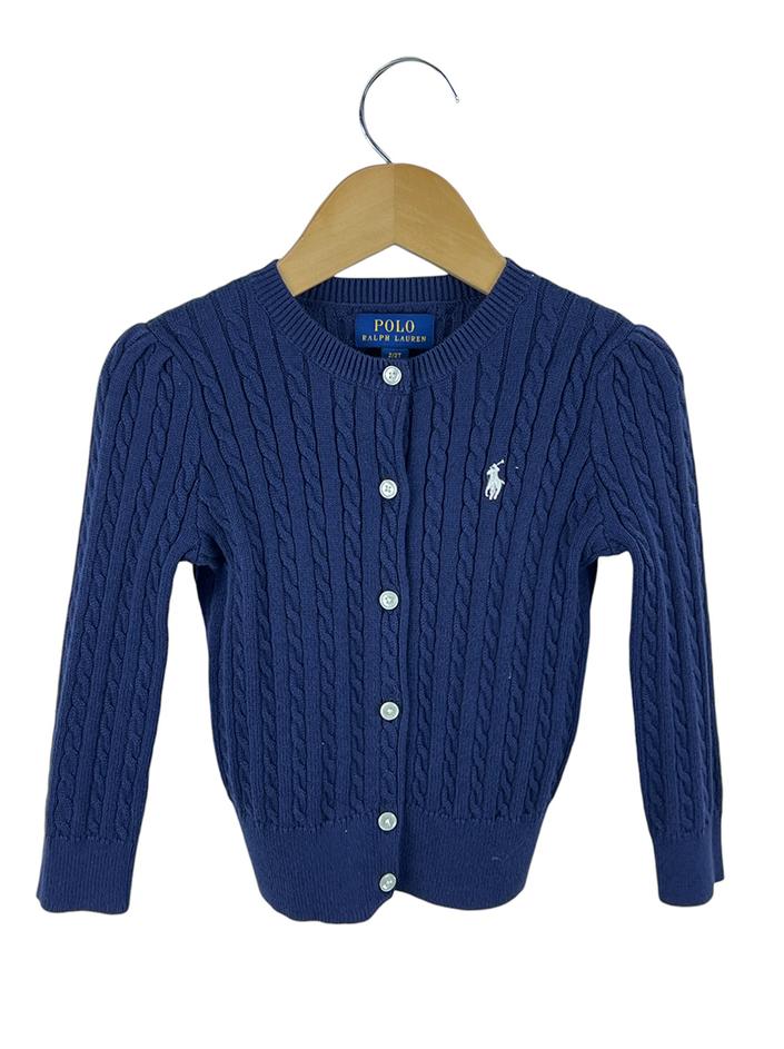 Cardigan Polo Ralph Lauren Tricot Azul - CMHX7 Original | Etiqueta