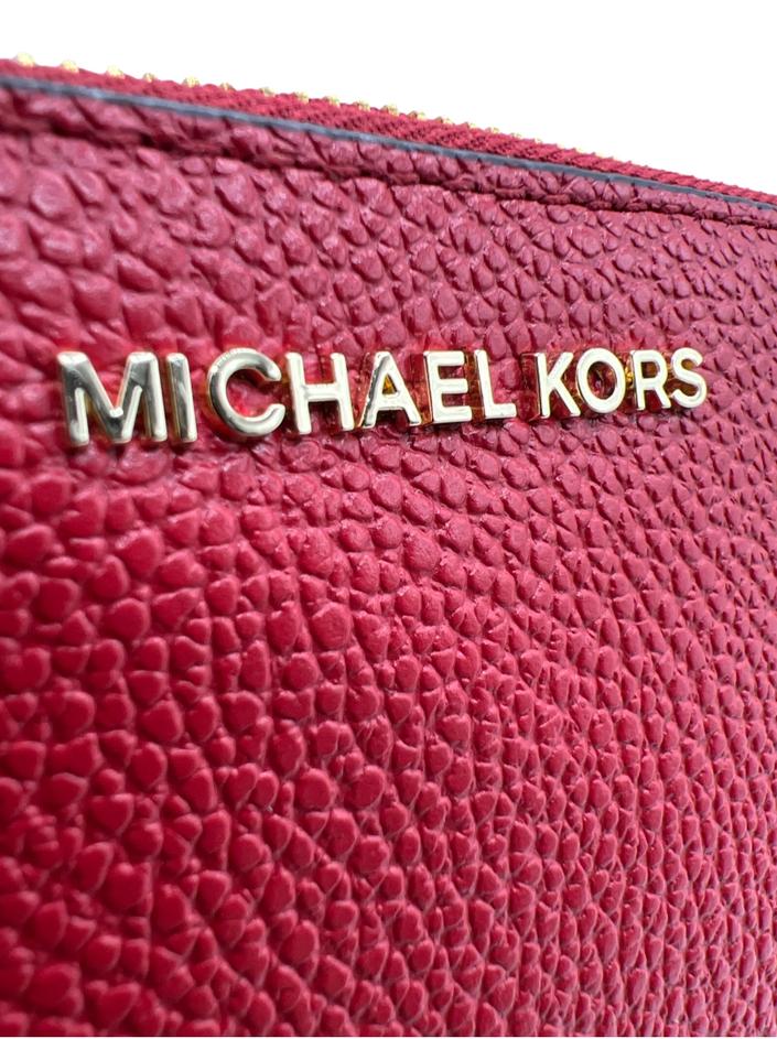 Carteira Michael Kors Jet Set Vermelha - COFF176 Original