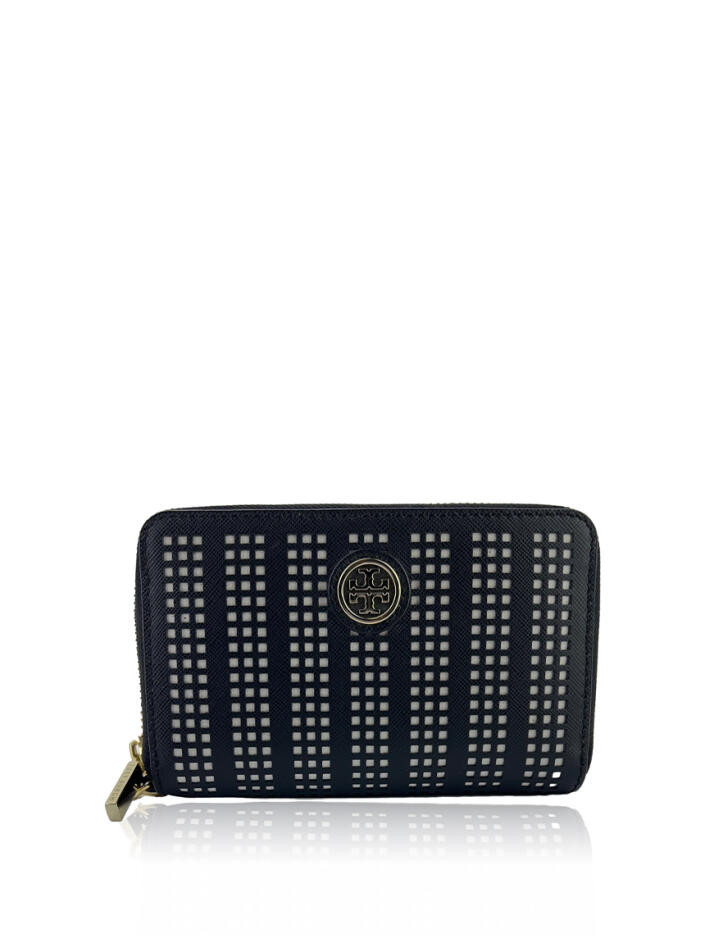 Carteira Tory Burch Logo Preta