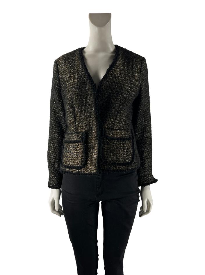 Casaco Michael Michael Kors Tweed Bicolor - BKV427 Original