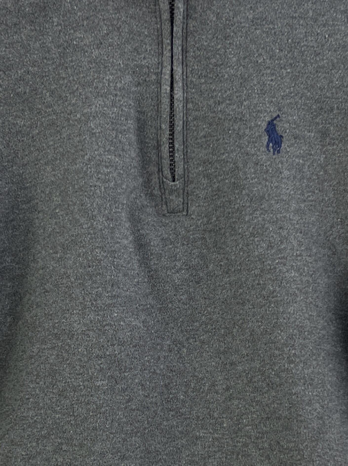Casaco Polo Ralph Lauren Zíper Cinza - MC230 Original | Etiqueta Única