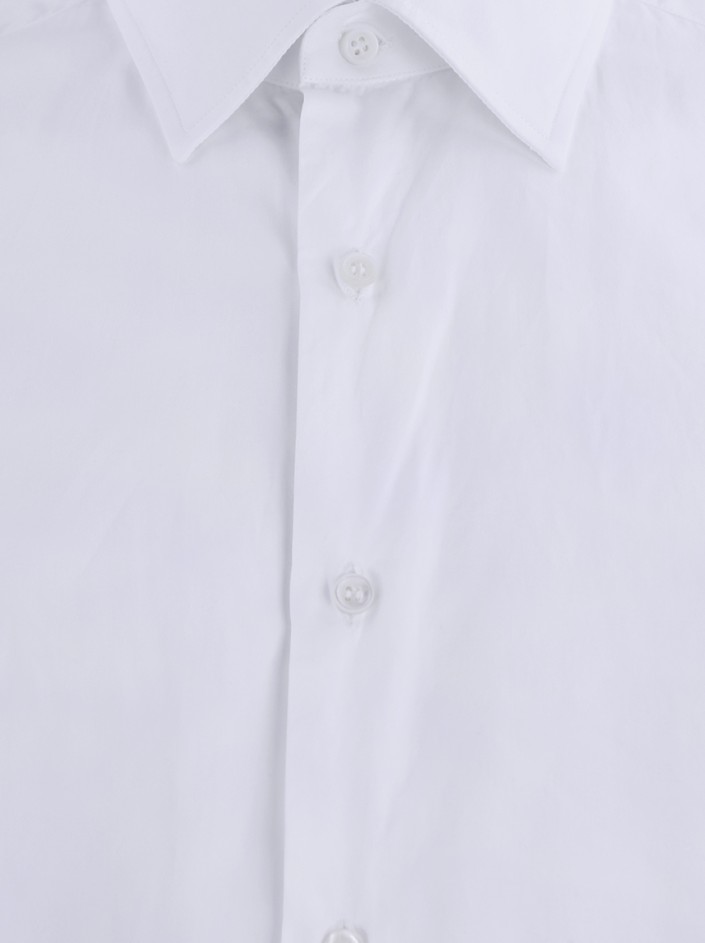 トップス salvatoreFerragamo Camisa Salvatore Ferragamo Derby Branca Masculino - BVU180