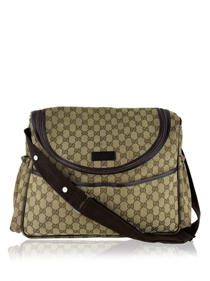 Bolsa Gucci GG Canvas Maternidade Bege Original - RUV6