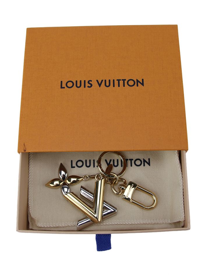Chaveiro Louis Vuitton LV Prateado Original - GWF313