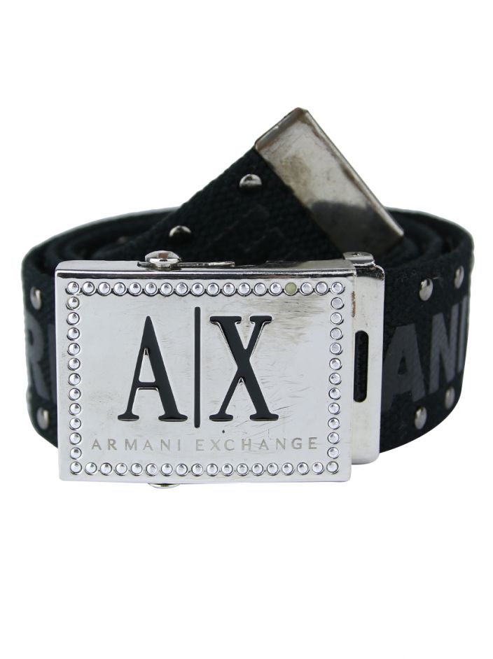 Cinto Armani Exchange Tecido Preto - TR38 Original | Etiqueta Única