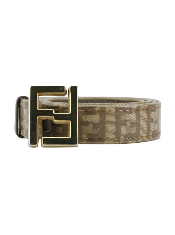 Cinto Fendi Couro Monograma - SZ2526 Original | Etiqueta Única