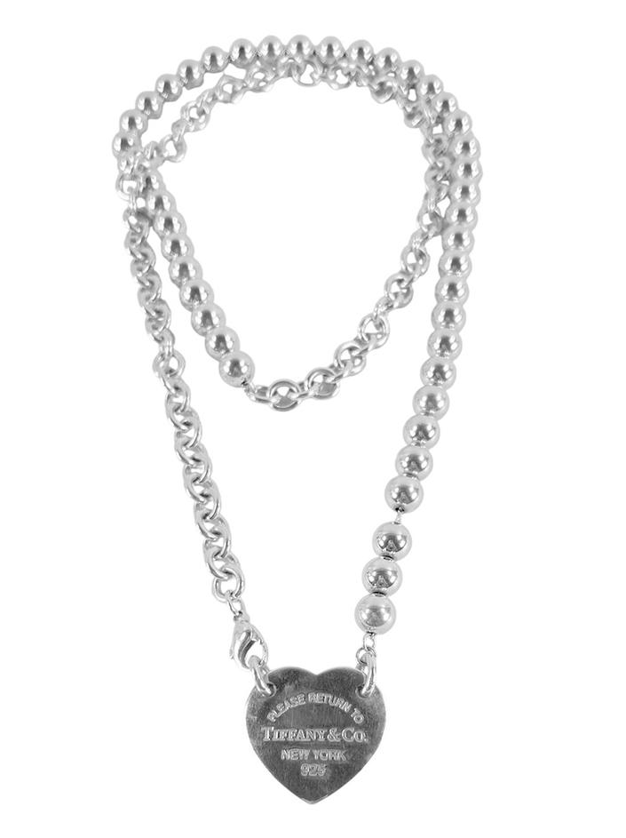 Colar Tiffany & Co. Return to Tiffany Prateado - CDUR170 Original