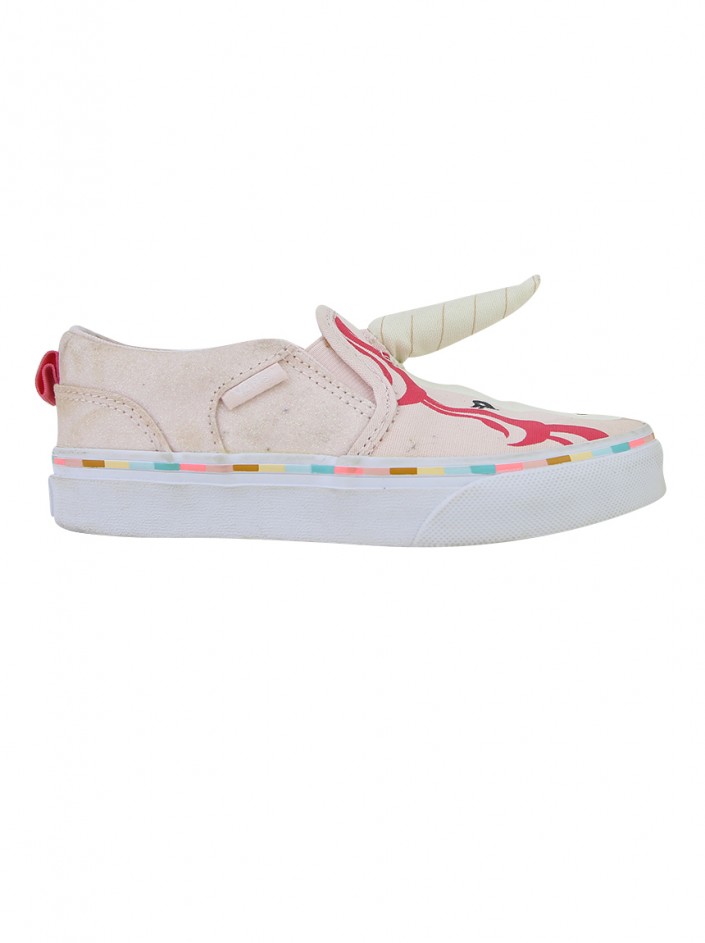 Sneakers Asher Unicorn Vans Tênis Vans Asher V Unicórnio Rosa