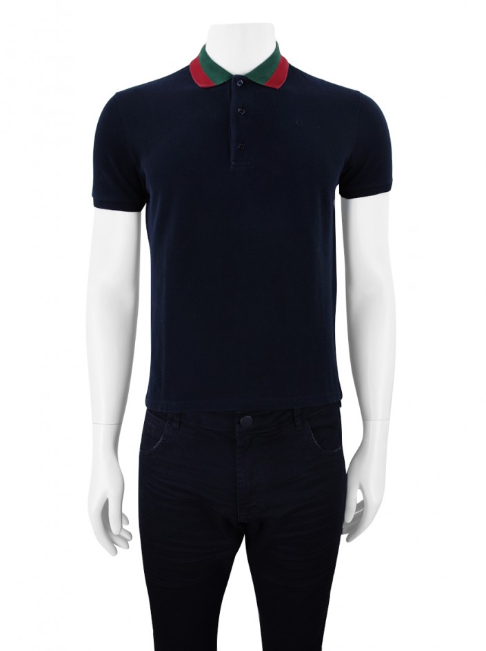 Blusa Gucci Polo Preta Masculina - IET12 Original | Etiqueta Única