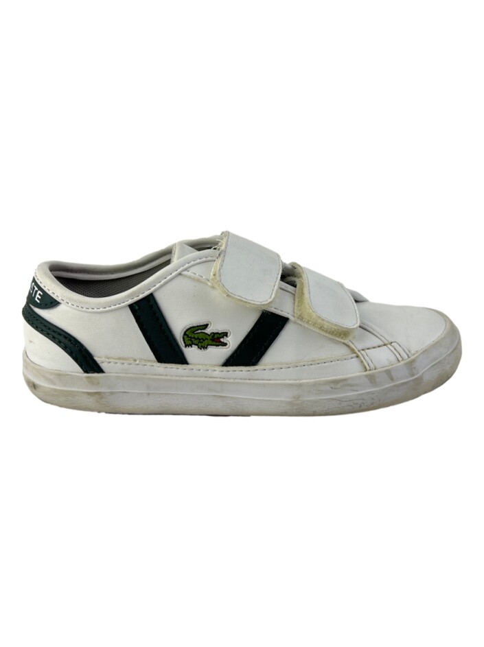 Tênis Lacoste Velcro Branco Original DYK20 Etiqueta Única