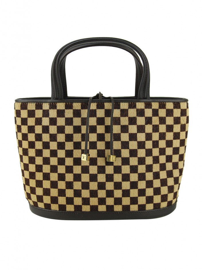 Louis Vuitton Pony Hair Damier Sauvage Impala Tote