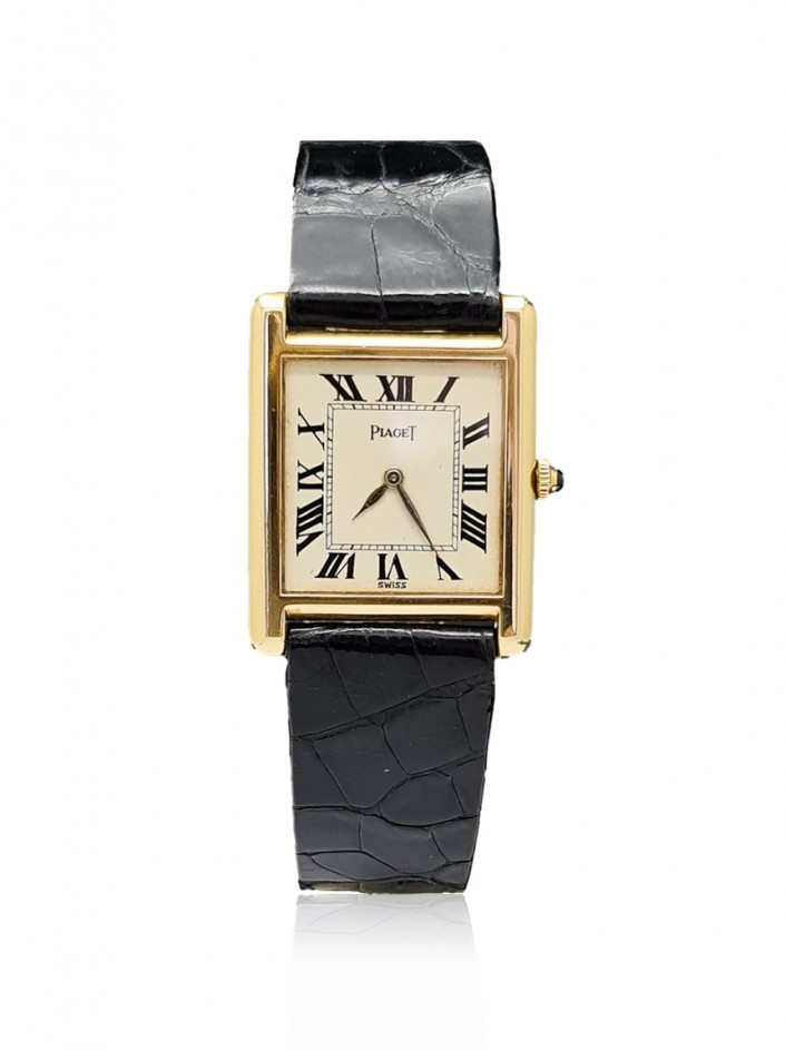 Rel gio Piaget Tank Corda Ouro Vintage Original MGK255