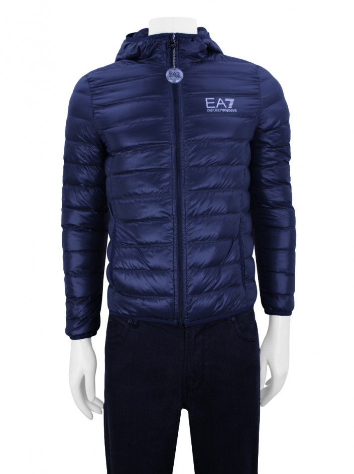 Jaqueta Emporio Armani EA7 Puffer Marinho - GHJ110 Original