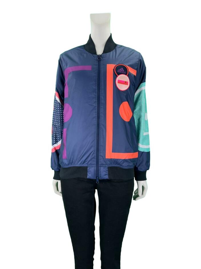 【adidas by Stella McCartney】ブルゾン ジャケット Jaqueta Adidas by Stella McCartney Padded Bomber Azul - NWB165