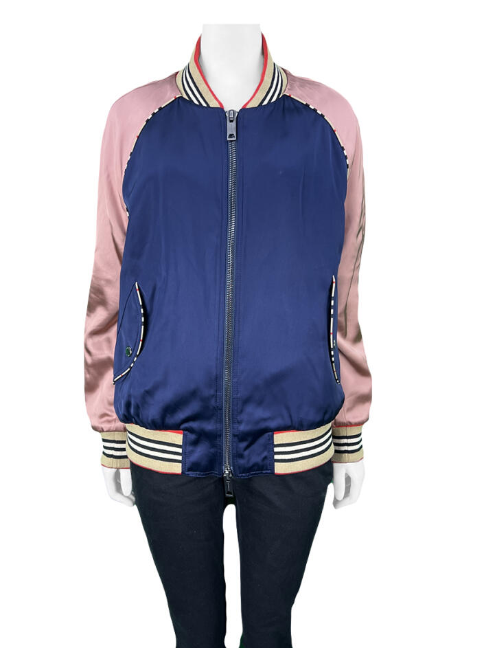 burberry estampado azul