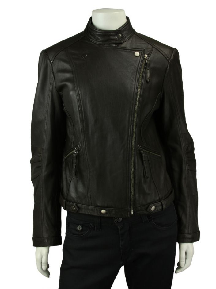 Jaqueta Calvin Klein Couro Marrom - FGH15 Original | Etiqueta Única