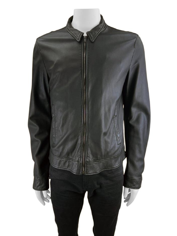 Jaqueta Dolce & Gabbana Couro Lambskin Preto - BFF13 Original