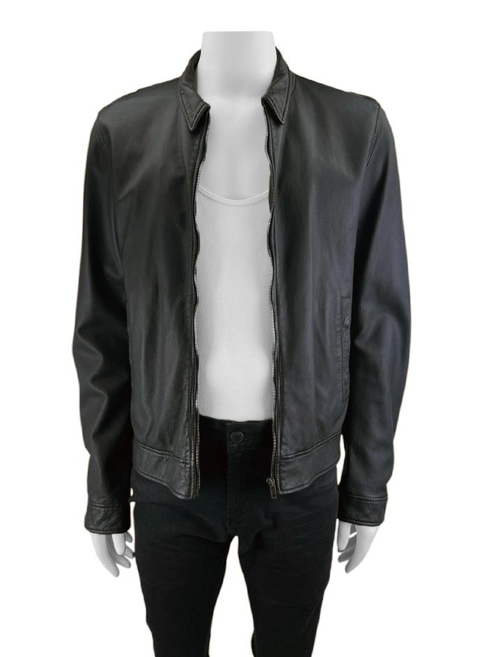 Jaqueta Dolce & Gabbana Couro Lambskin Preto - BFF13 Original
