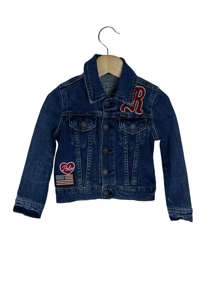 Jaqueta Polo Ralph Lauren Patches Jeans Azul - CMHX10 Original