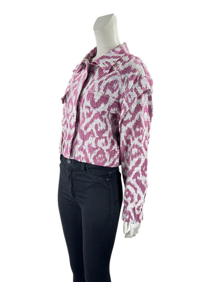 Jaqueta Rosa Chá Tecido Rosa - RSN37 Original | Etiqueta Única