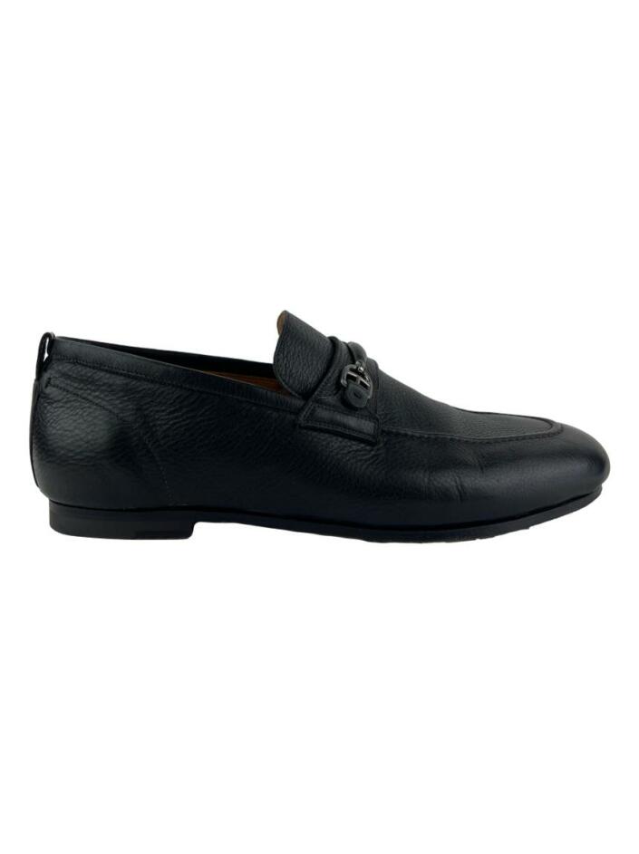 Loafer Bally Plintor Couro Preto Original Etiqueta Unica