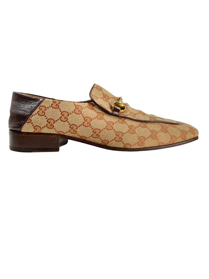 Loafer Gucci Horsebit Monograma - CTYJ5 Original | Etiqueta Única