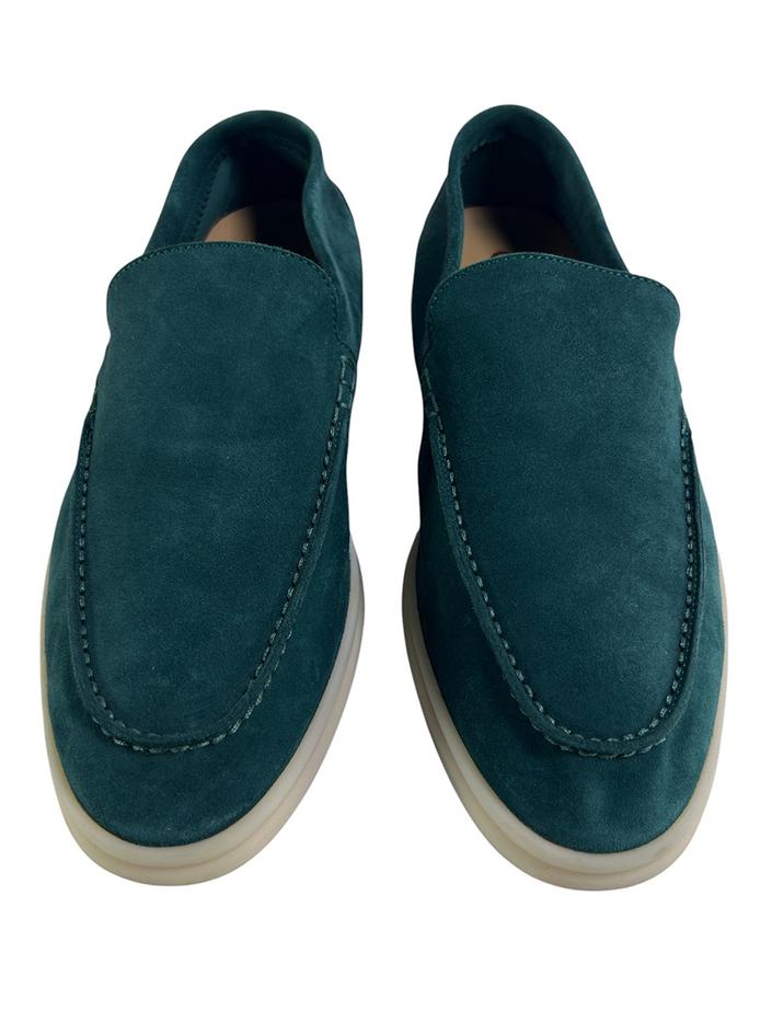 ポーランド　１０ズローチ Loafer Loro Piana Summer Walk Verde - CHIE163 Original | Etiqueta