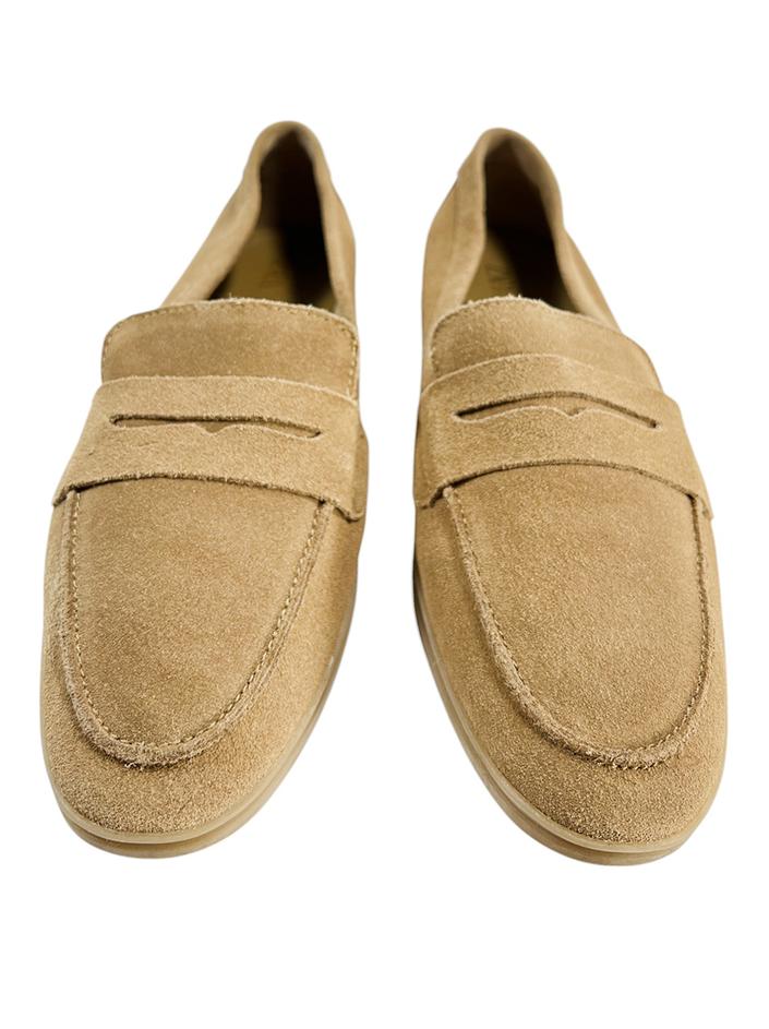 Loafer Zara Camurça Marrom - SYZ136 Original | Etiqueta Única