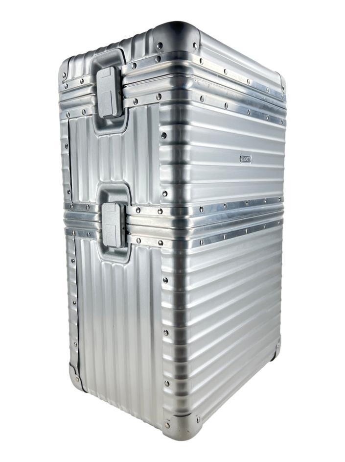 新品未使用 RIMOWA TOPAS TITANIUM CABIN 52MW Mala Rimowa Wine Case Topas Titanium Prateada - BVV4006 Original