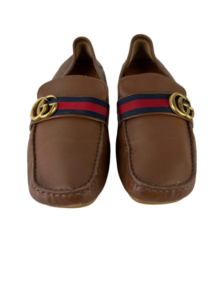 Mocassim Gucci Driver Marrom - CHGW2 Original | Etiqueta Única