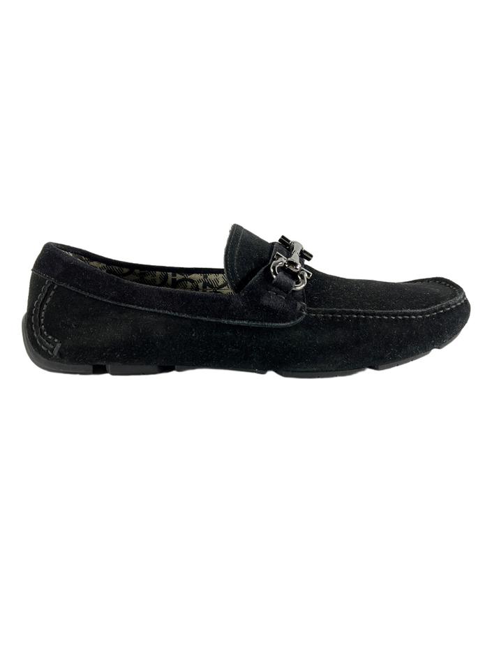 Mocassim Salvatore Ferragamo Suede Preto - LPL206 Original
