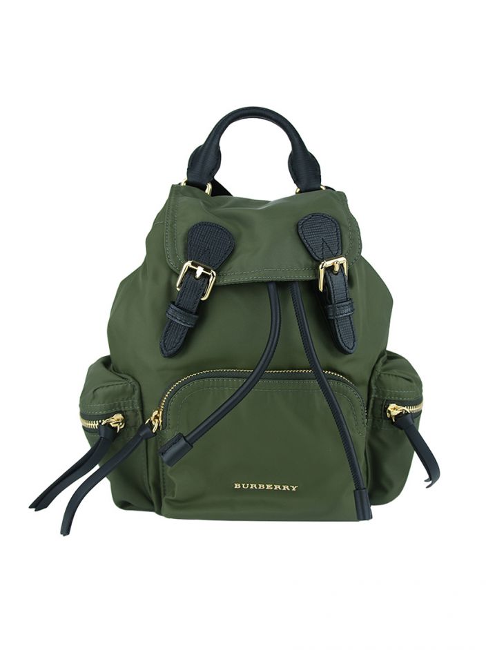 Mochila Burberry Rucksack Verde Militar - NC111 Original